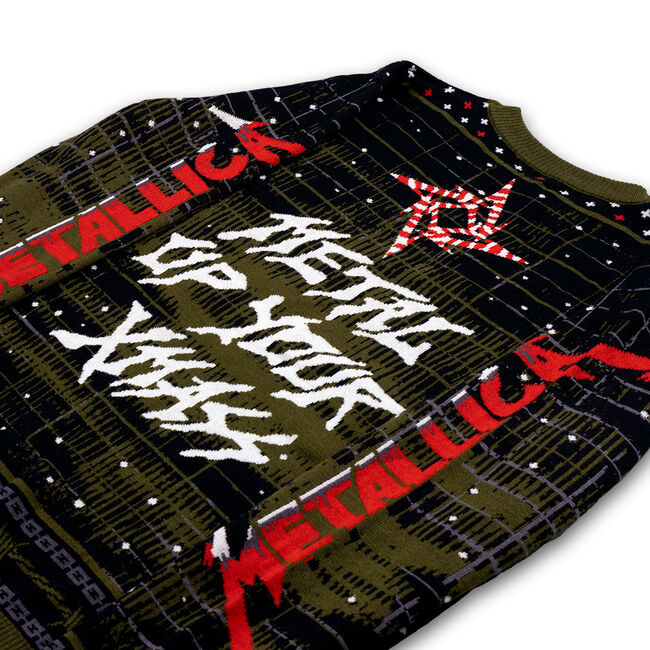 Metal Up Your Xmass Holiday Sweater, , hi-res